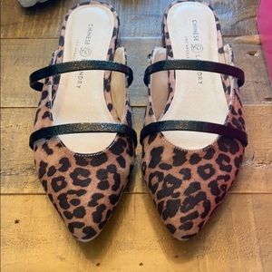 New Chinese Laundry Z-Graceland Leopard Flats